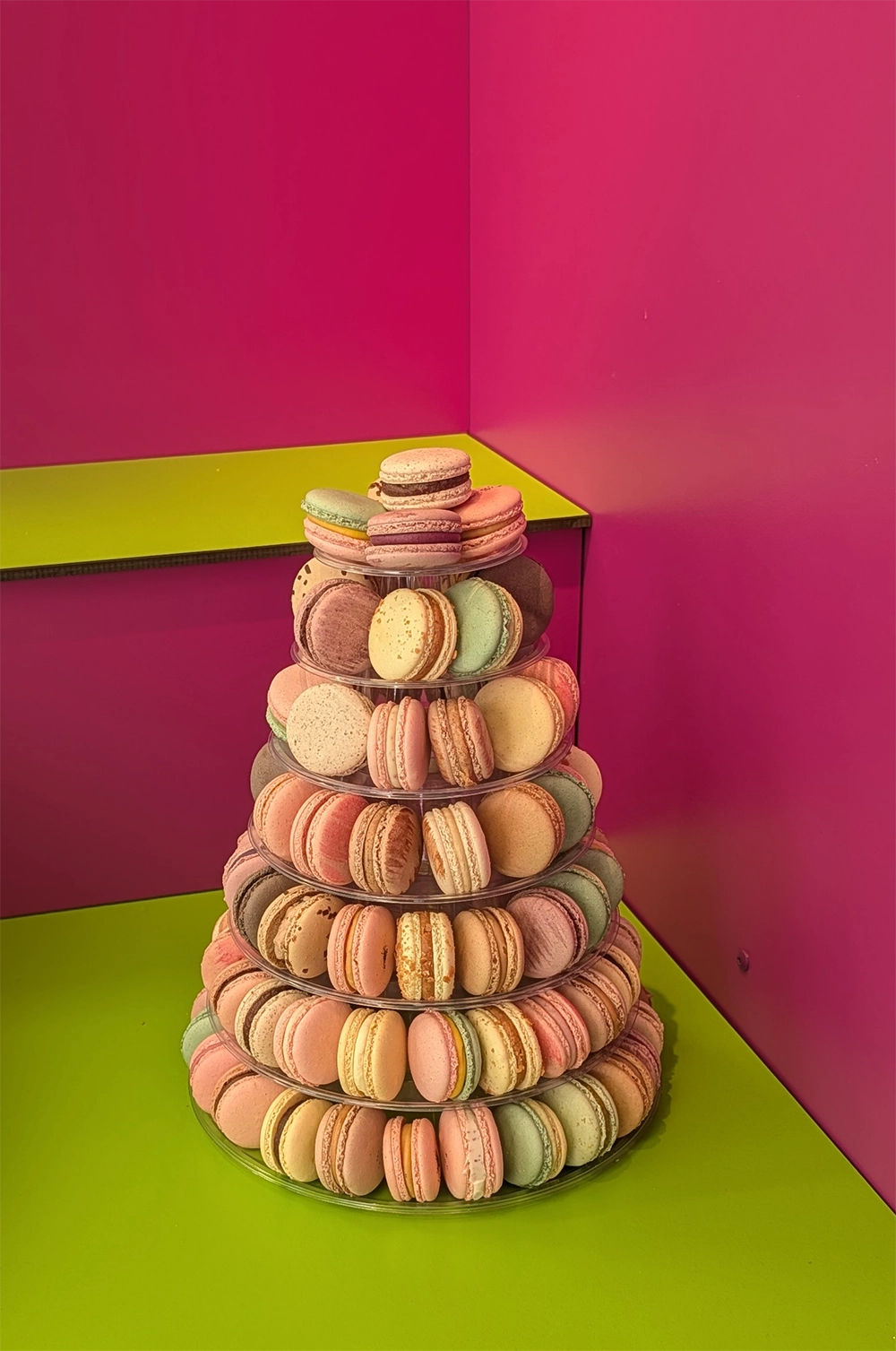 Pyramide ronde de 7 étages